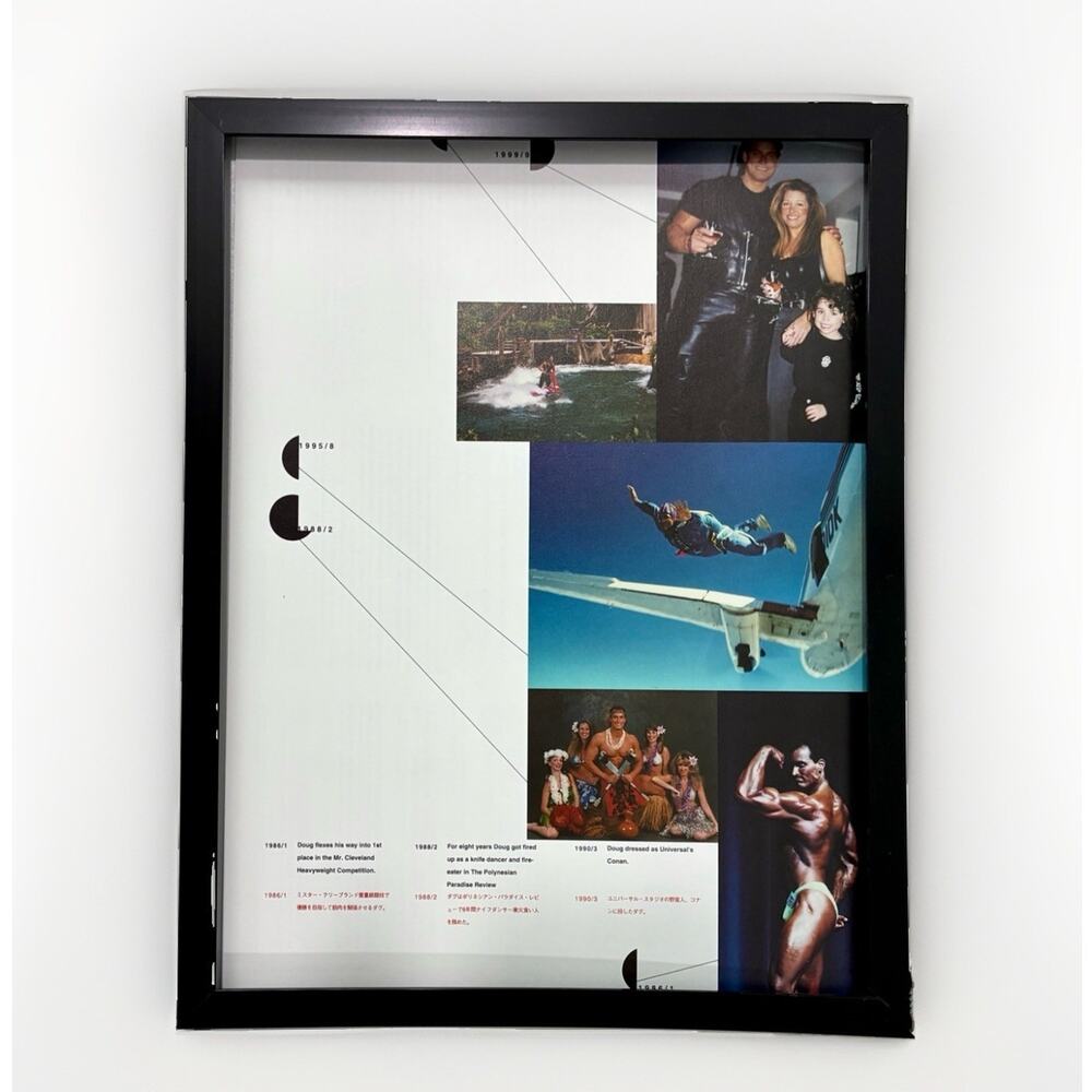 Chrome Hearts 9x11 Framed Magazine cutout poster “backbone”